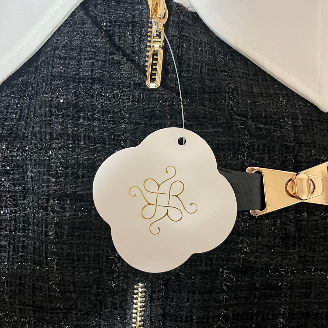 新品✨Randy Asymmetry buckle tweeddress M