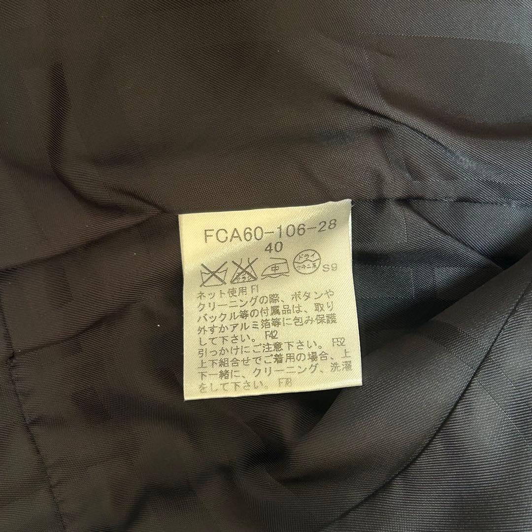 美品✨バーバリーロンドン セットアップ スカート シャドーチェック 40 黒