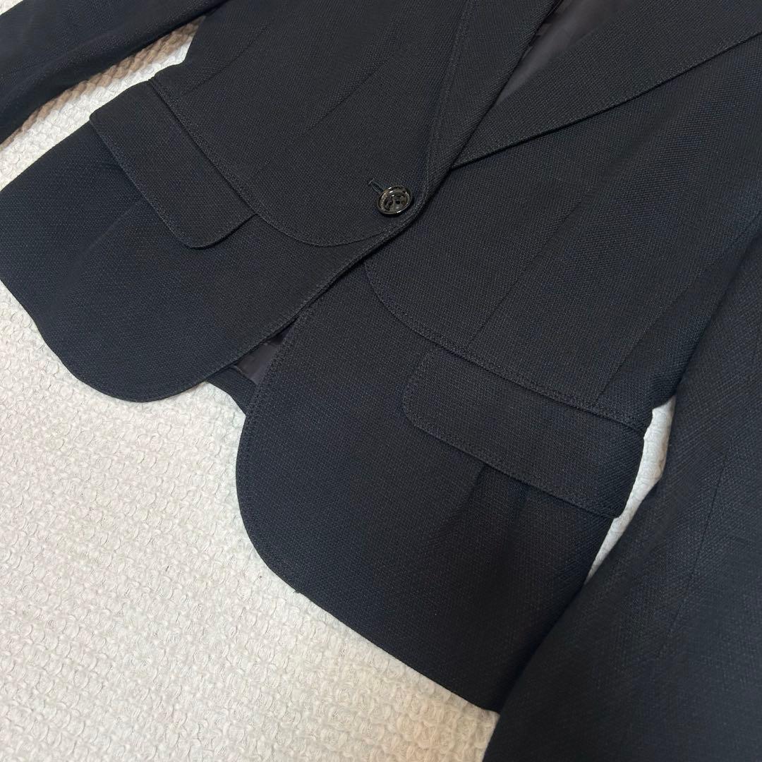 美品✨バーバリーロンドン セットアップ スカート シャドーチェック 40 黒