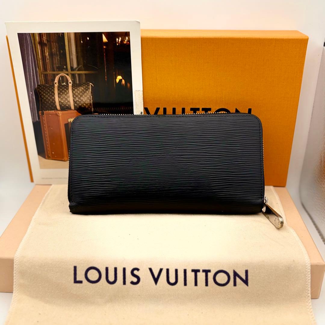 ルイヴィトン　エピ　ノワール　ジッピーウォレット　長財布