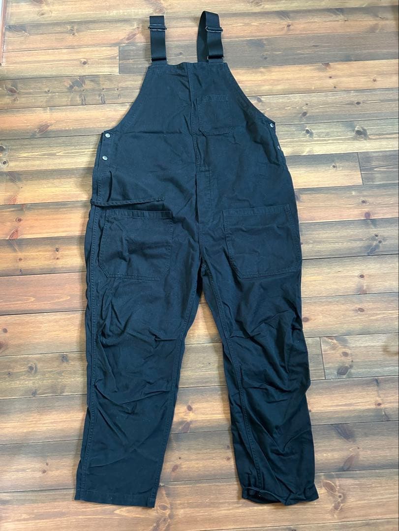 johnbull ブラック オーバーオール