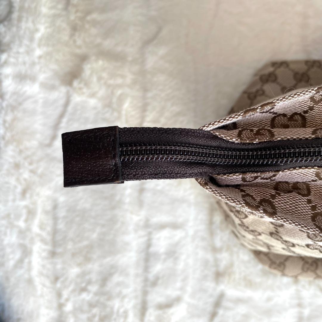 GUCCI シェリーラインGG柄 キャンバス トートバッグ ブラウン 人気モデル