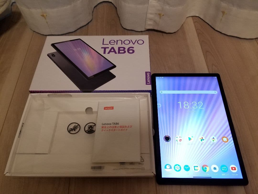 Lenovo tab6 アビスブルー 美品