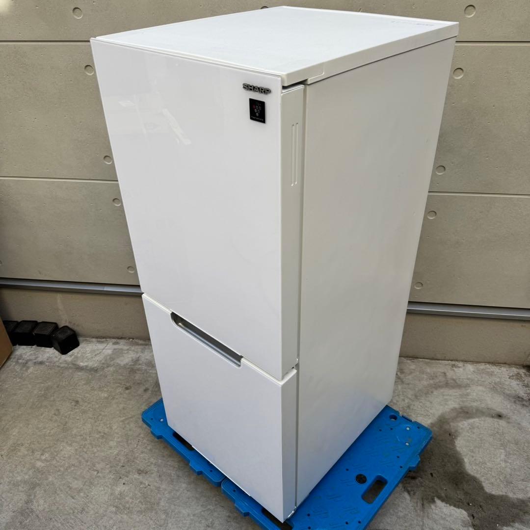198⭐️2022年製美品★シャープ　冷蔵庫　右、左開き　ガラス扉　一人暮らし
