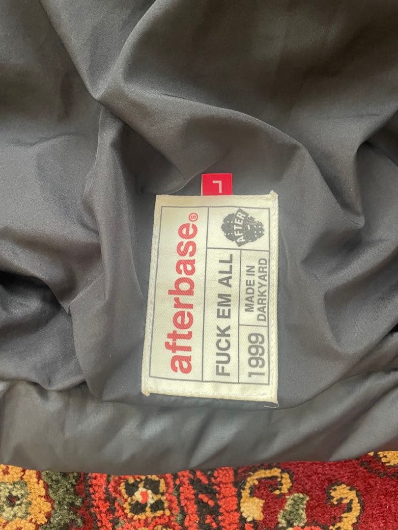 afterbase ブラック ダックダウンジャケット