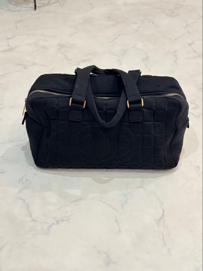 CHANEL マトラッセ ハンドバッグ ブラック