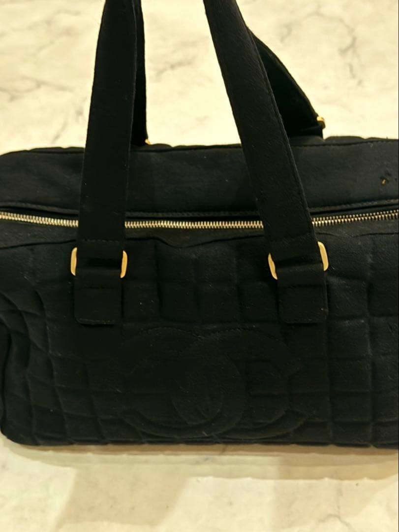 CHANEL マトラッセ ハンドバッグ ブラック