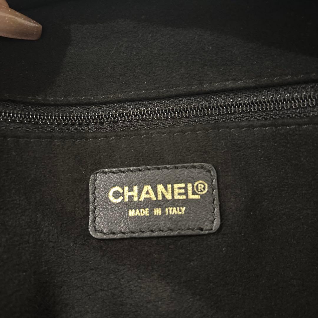 CHANEL マトラッセ ハンドバッグ ブラック
