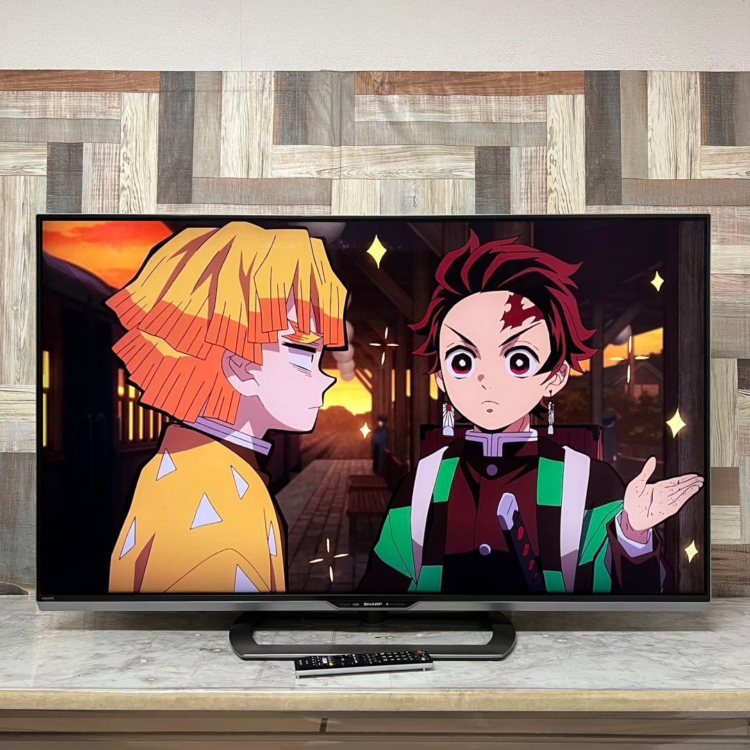 即日受渡❣️全国送料込シャープ52型4KテレビYouTube.Netflix視聴