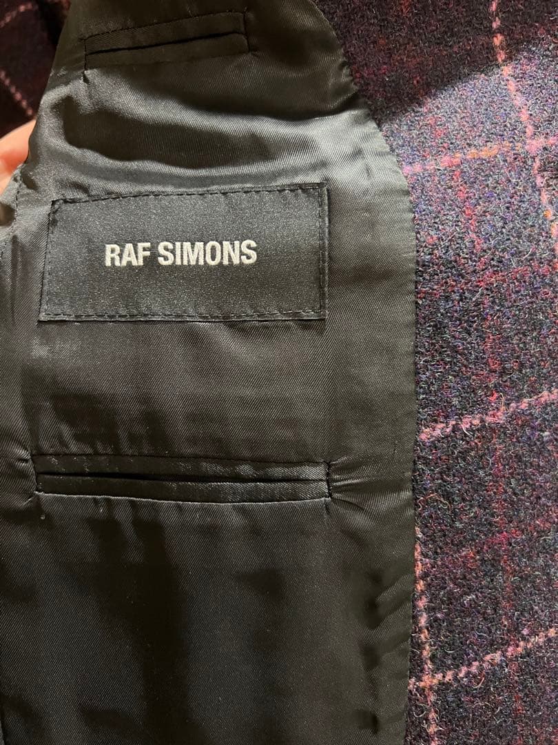 RAF SIMONS ラフシモンズ ツイード スクール ジャケット 44