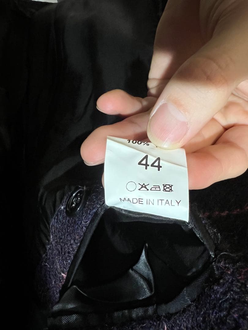 RAF SIMONS ラフシモンズ ツイード スクール ジャケット 44