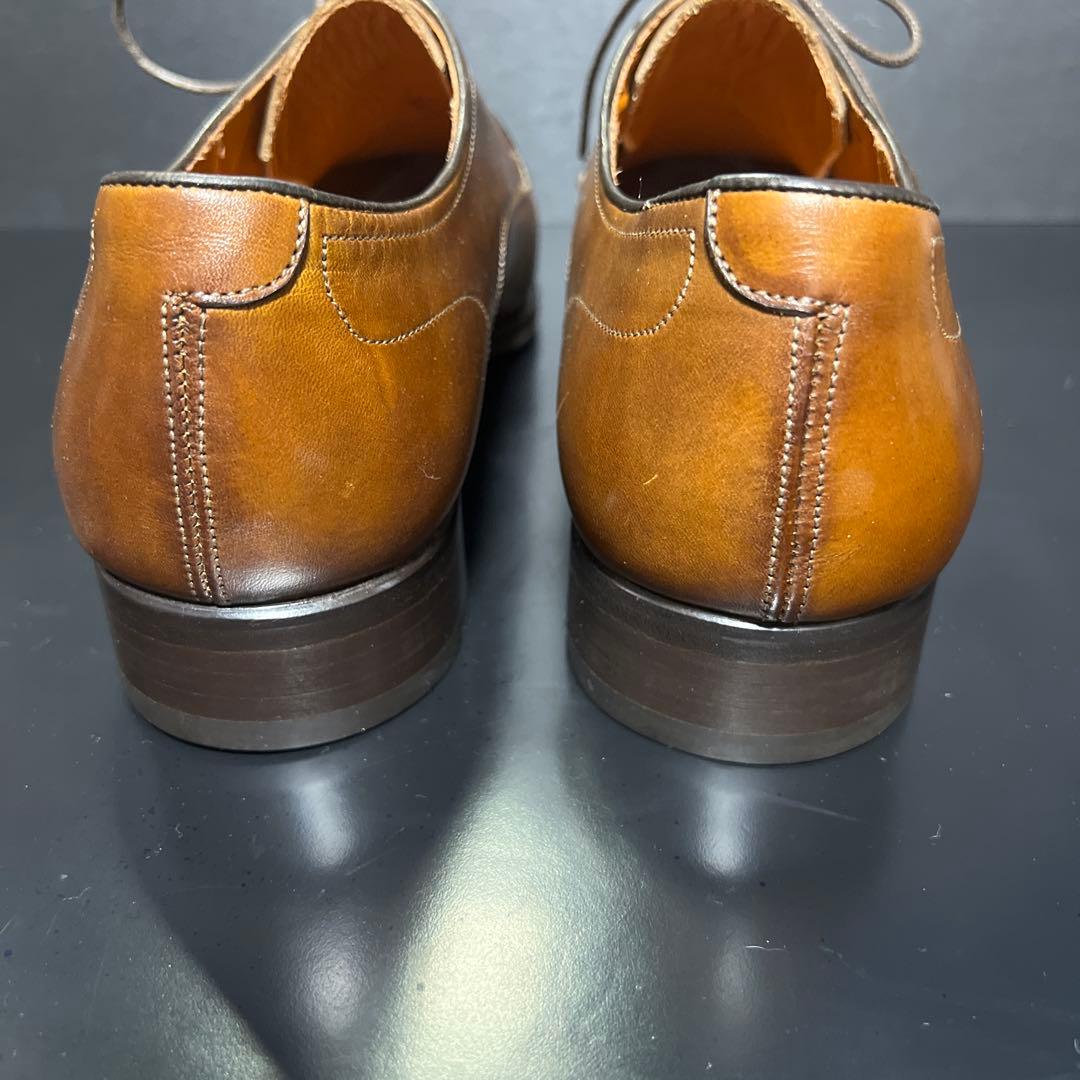 LOBB'S ブラウン ドレスシューズ レースアップ