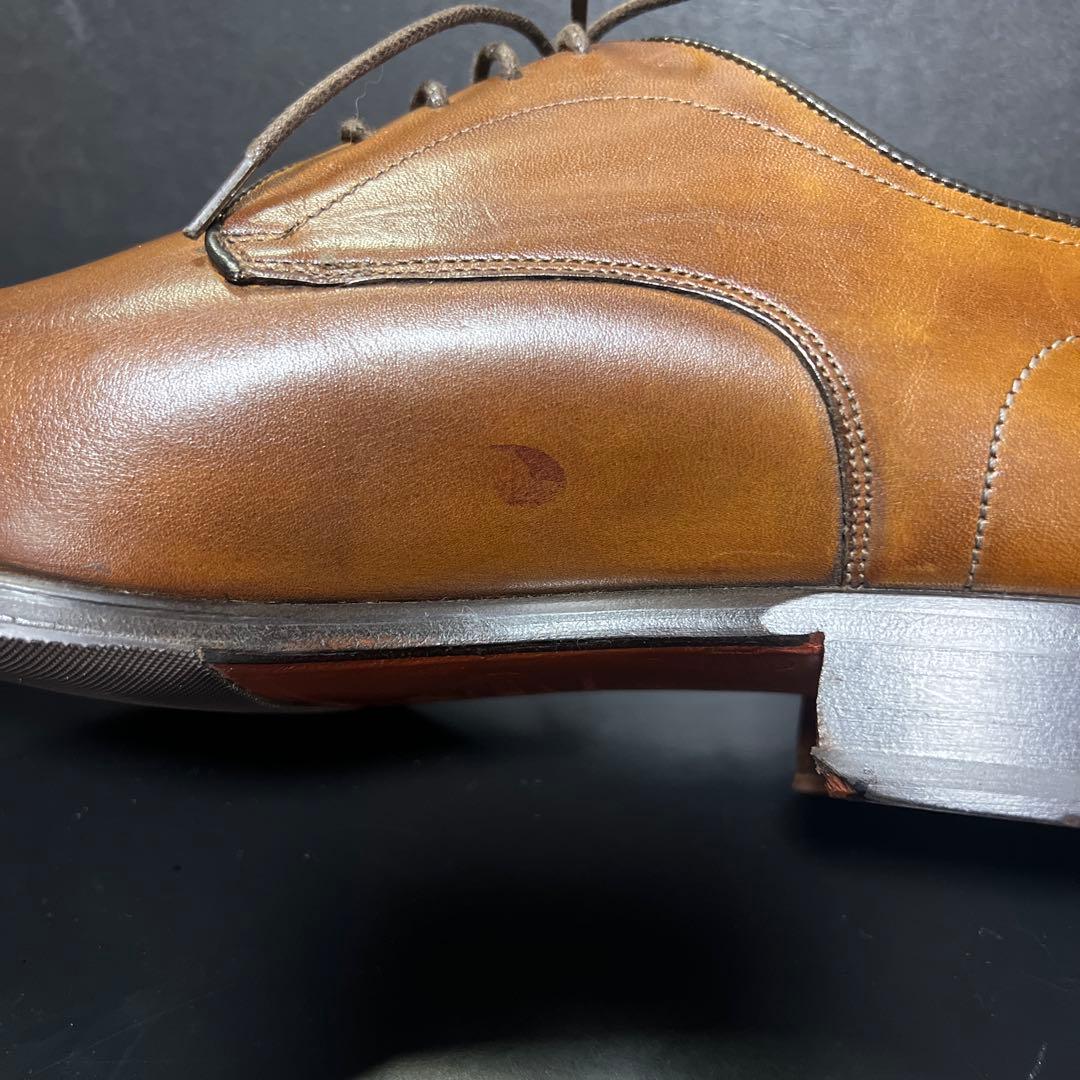 LOBB'S ブラウン ドレスシューズ レースアップ