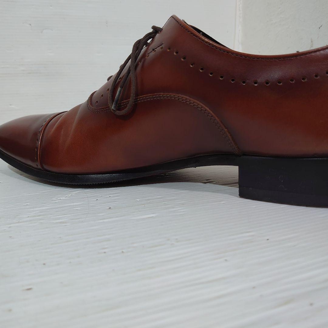 美品 リーガル 11LR ストレートチップ ブラウン