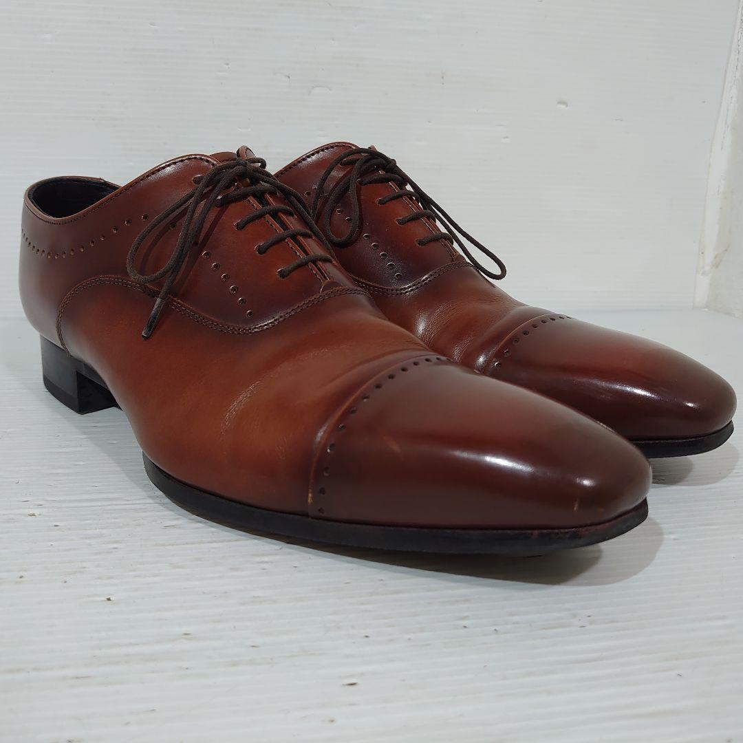 美品 リーガル 11LR ストレートチップ ブラウン