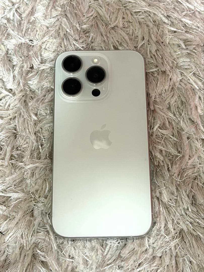 iPhone15Pro 256GB ジャンク　ホワイトチタニウム