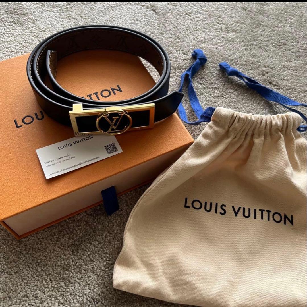 ☆ほぼ未使用極美品☆LOUIS VUITTON ドーフィーヌ リバーシブルベルト