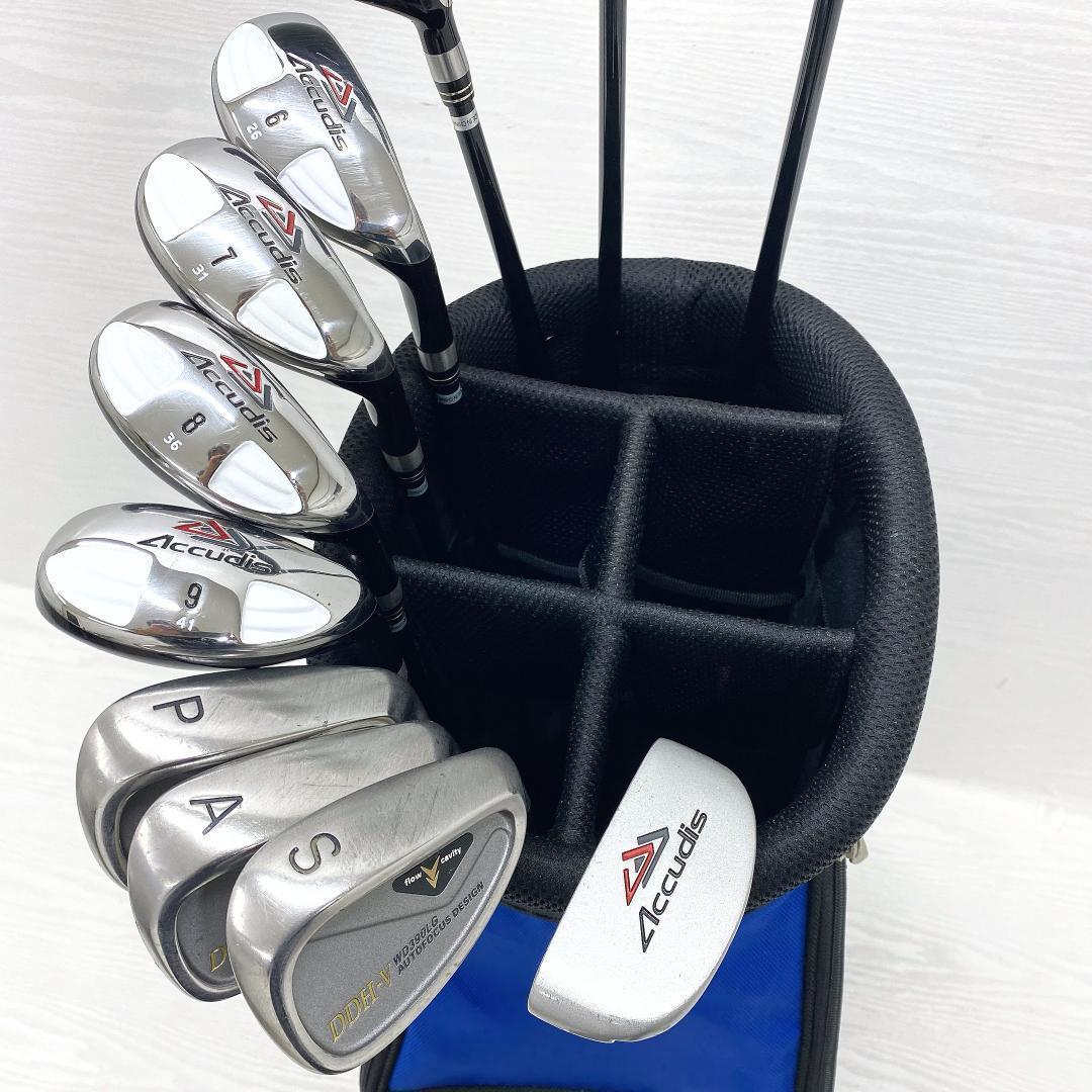 【初心者様推奨‼】 Accudis アキュディス メンズ ゴルフ クラブ セット