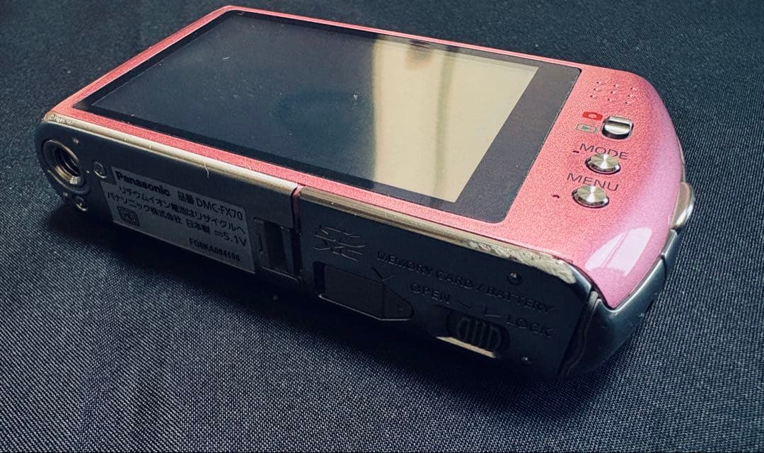 【動作確認済】Panasonic LUMIX DMC-FX70　ピンク