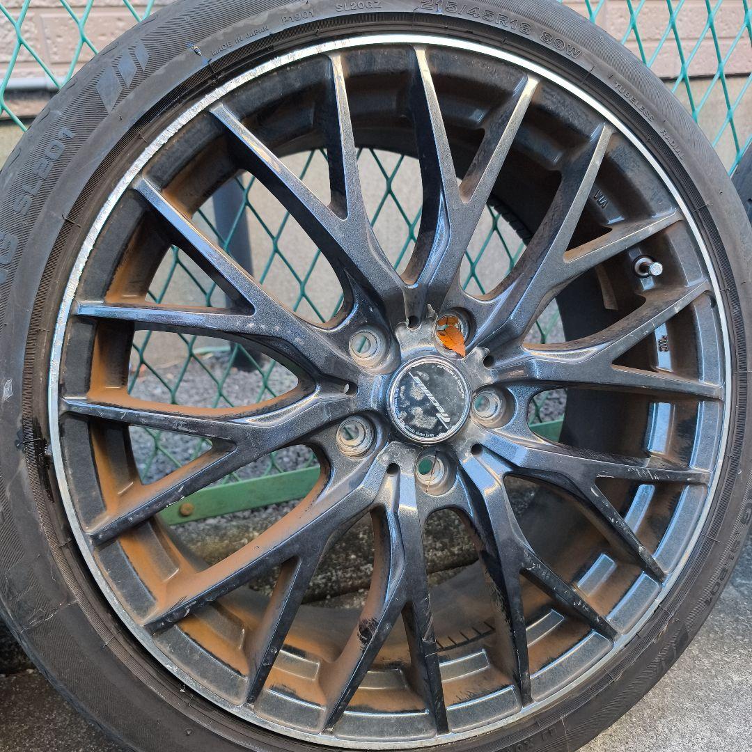 18インチ ホイール４本セット　タイヤ