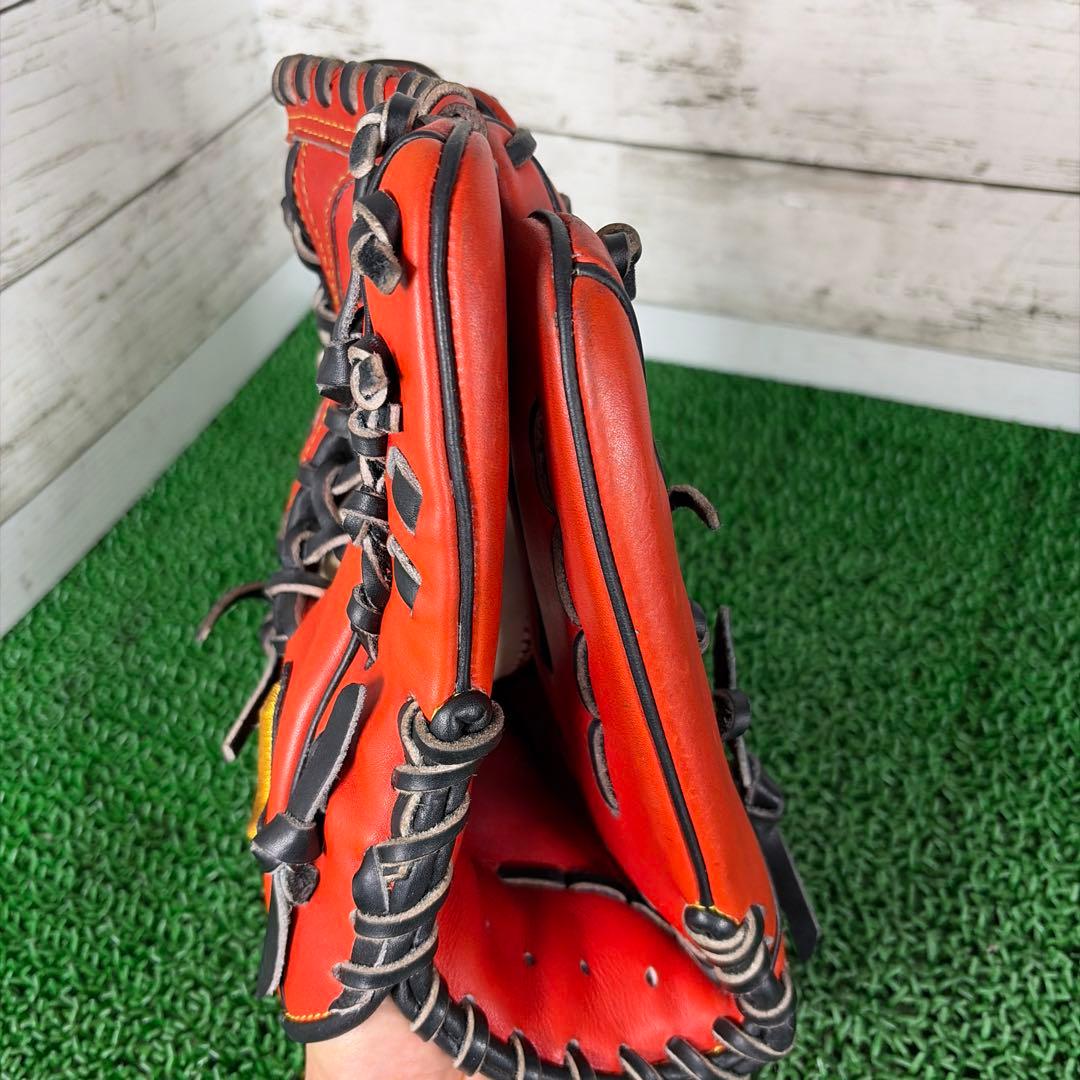 ヒデ 【湯もみ済み】ミズノプロオーダー　軟式外野 専用ケース付き