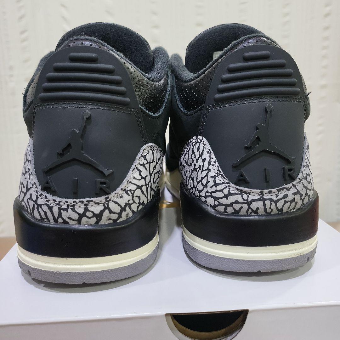 ナイキ ウィメンズ エアジョーダン 3 レトロ オフノアール 29.0cm