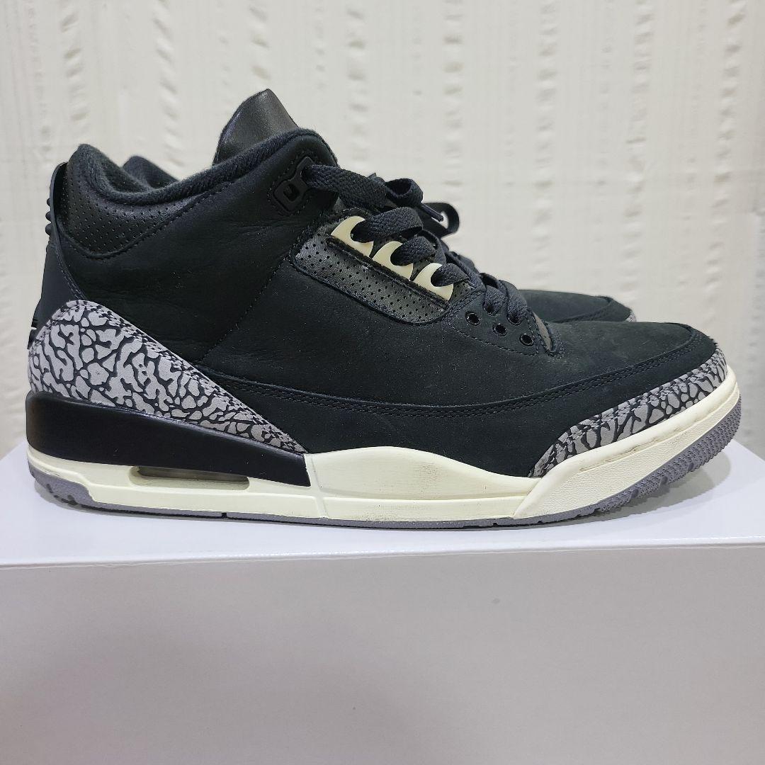 ナイキ ウィメンズ エアジョーダン 3 レトロ オフノアール 29.0cm