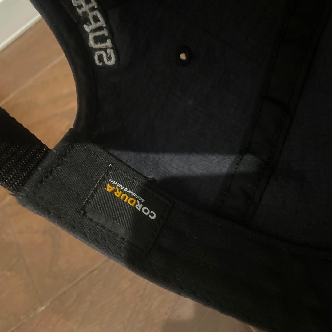 シュプリーム　Sロゴ　キャップ　コーデュラ