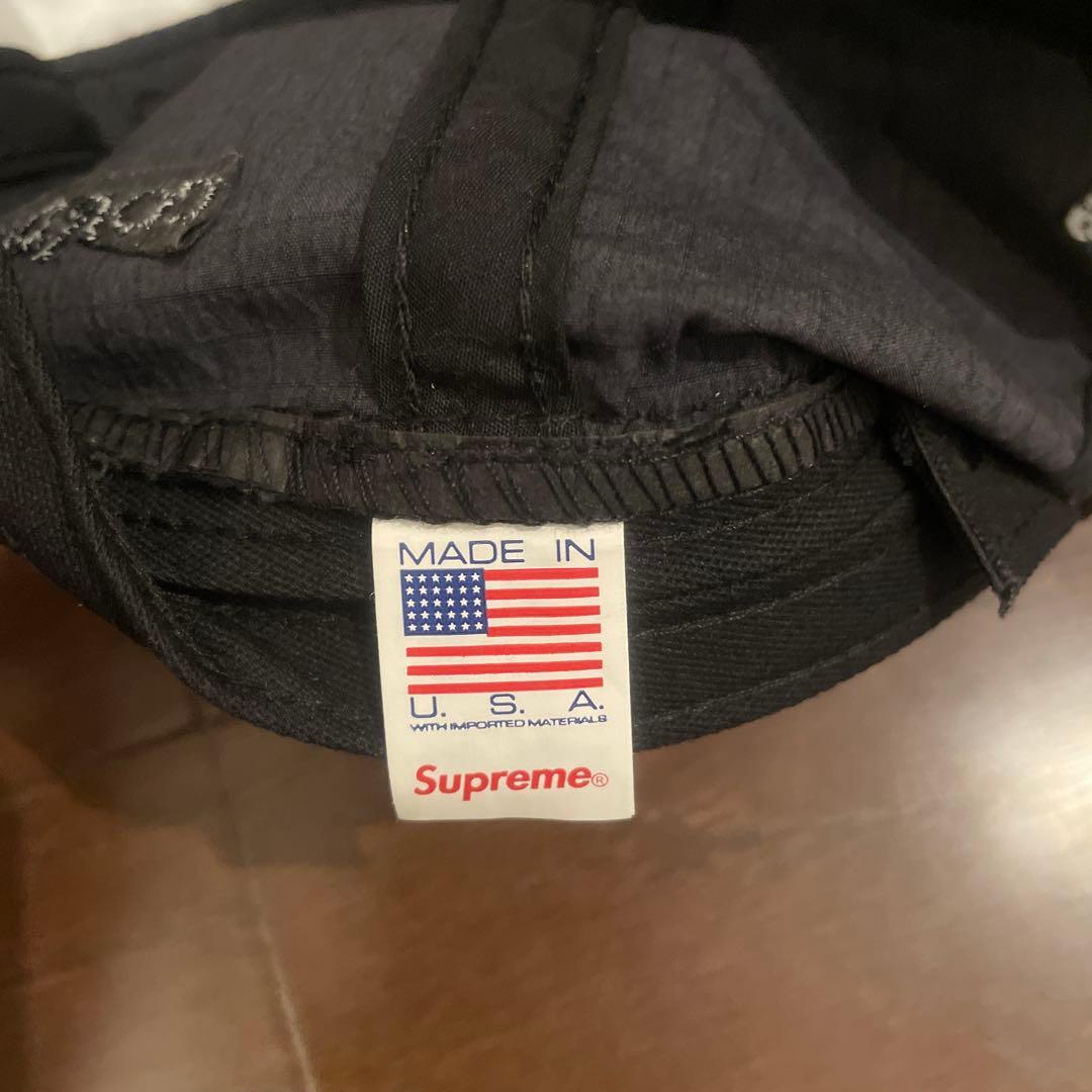 シュプリーム　Sロゴ　キャップ　コーデュラ