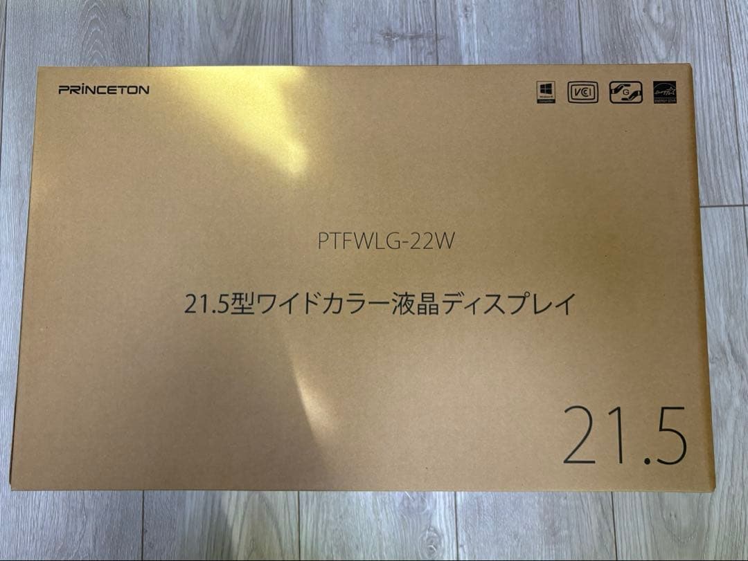 PCディスプレイ プリンストン PTFWLG-22W ホワイト 21.5型