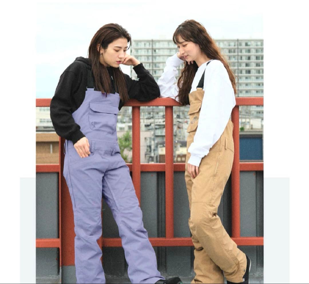 yuuta1220 ページスノーボードウエア ビブパンツ レディース M