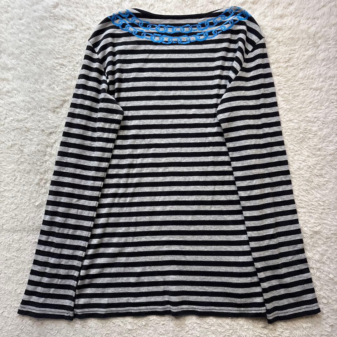 ヴィヴィアンウエストウッド ボーダーカットソー　ロンT オーブ　　　y2k