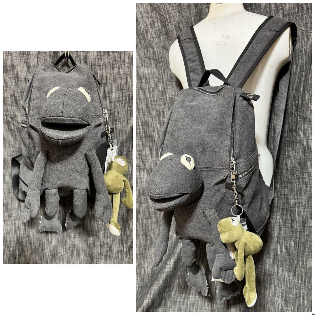 MICALLE MICALLE キャンバスカエルリュック　バックパック　神戸