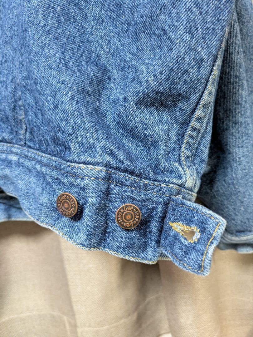 本日限定 古着 Lee デニムジャケット 裏ブランケット XXL used