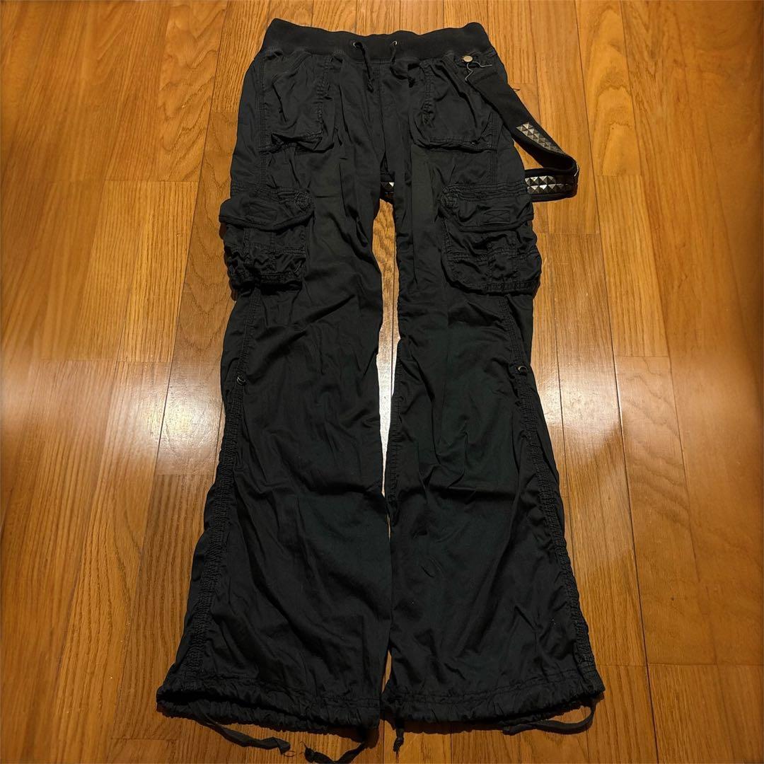 goa flare gimmick cargo pants グランジ y2k