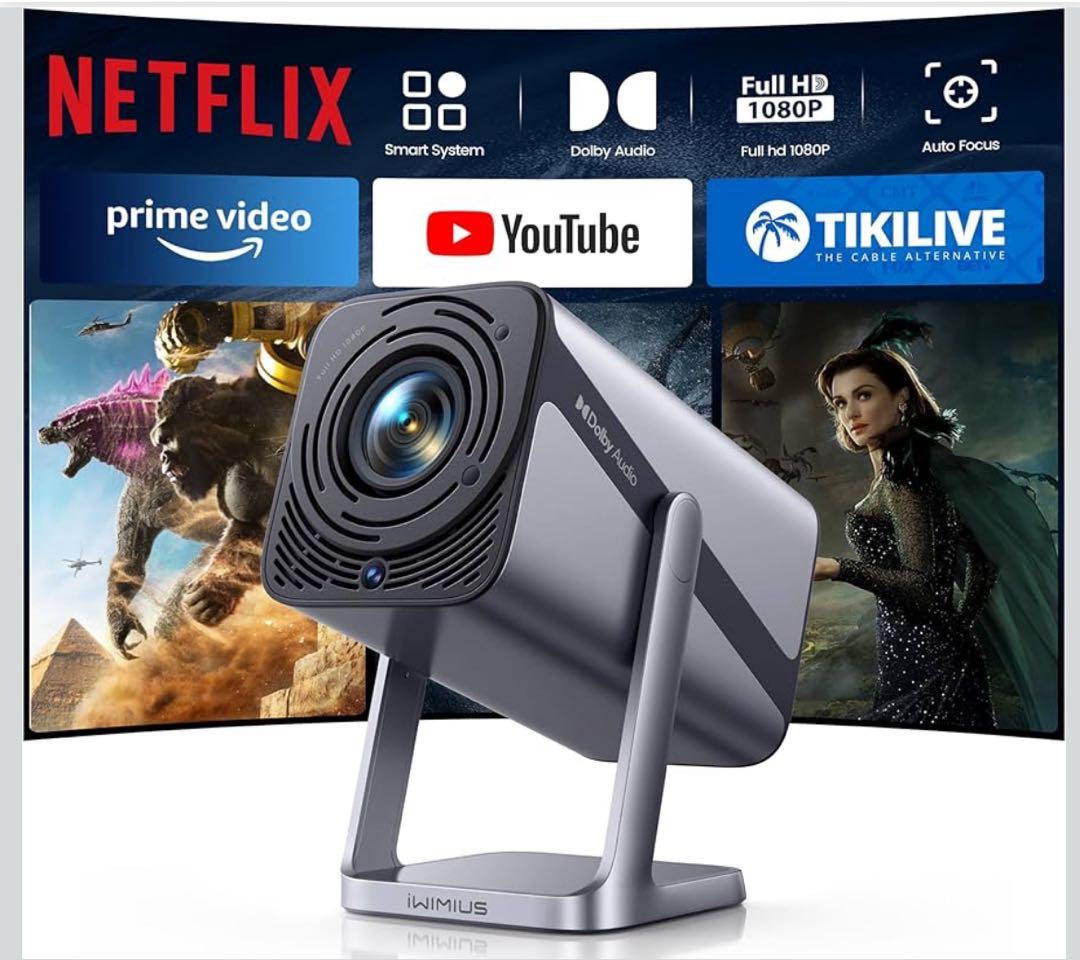 【ほぼ新品未使用】WiMiUS S29 プロジェクター 本体