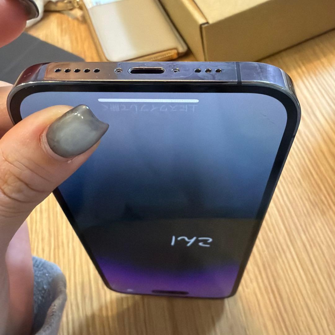 iPhone 14pro512G 背面割れジャンク品　SIMフリー
