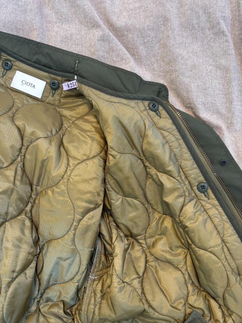 【CIOTA】スビンコットンナイロン M-65 フィッシュテールパーカー