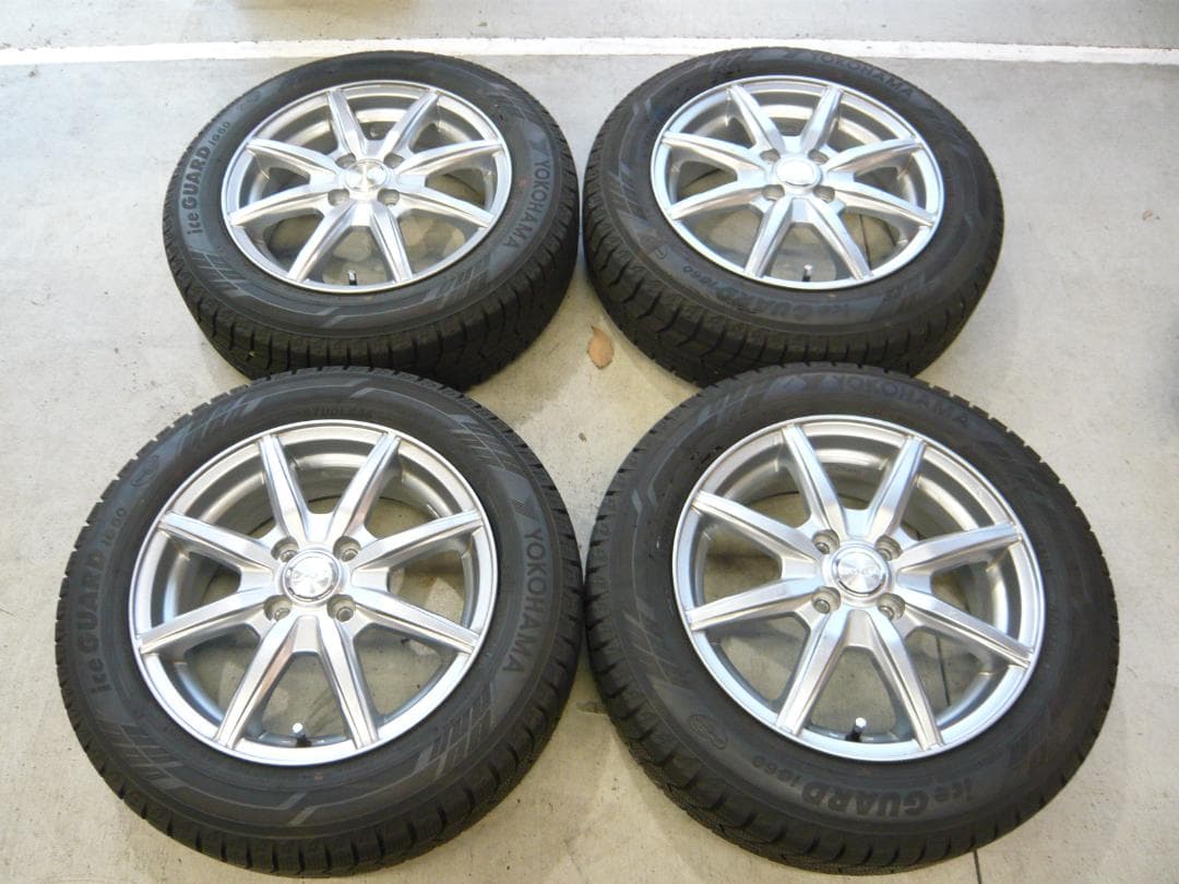 送料込☆中古ヨコハマアイスガードiG60☆175/65R15☆スタッドレスタイヤ
