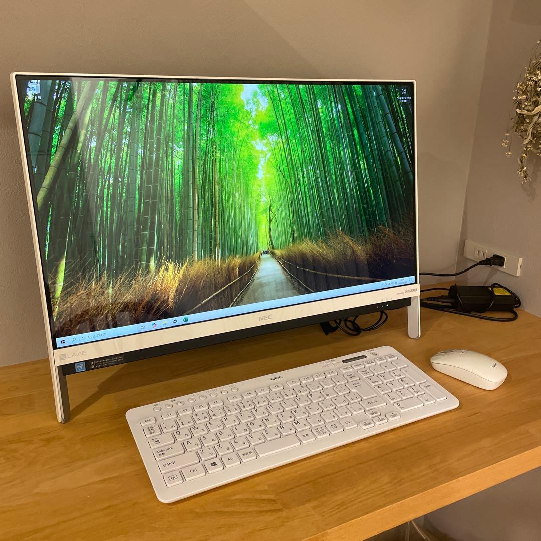 NEC デスクトップパソコン一体型PC-DA350HAW 12GB