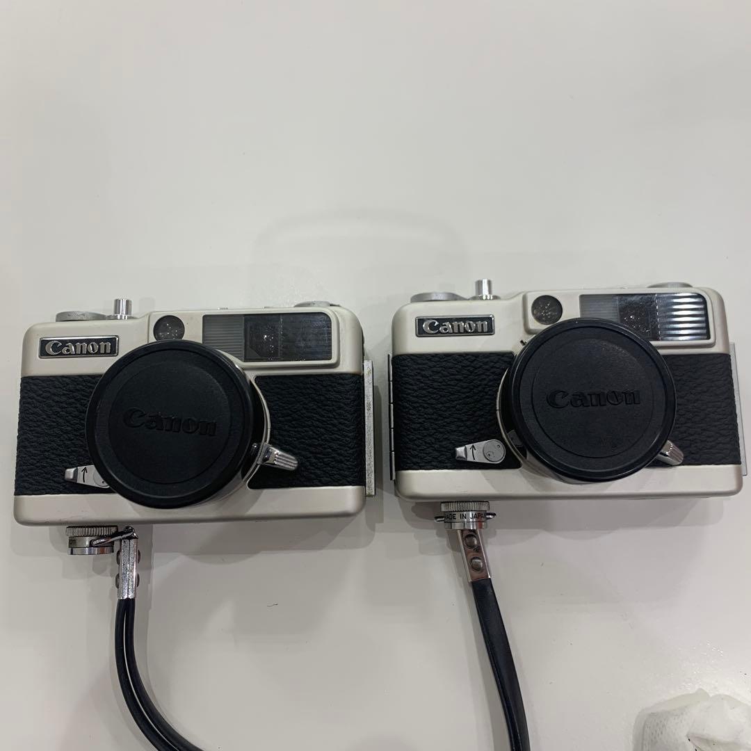 Canon Demi EE17 フィルムカメラ 2台セット ストラップ付き
