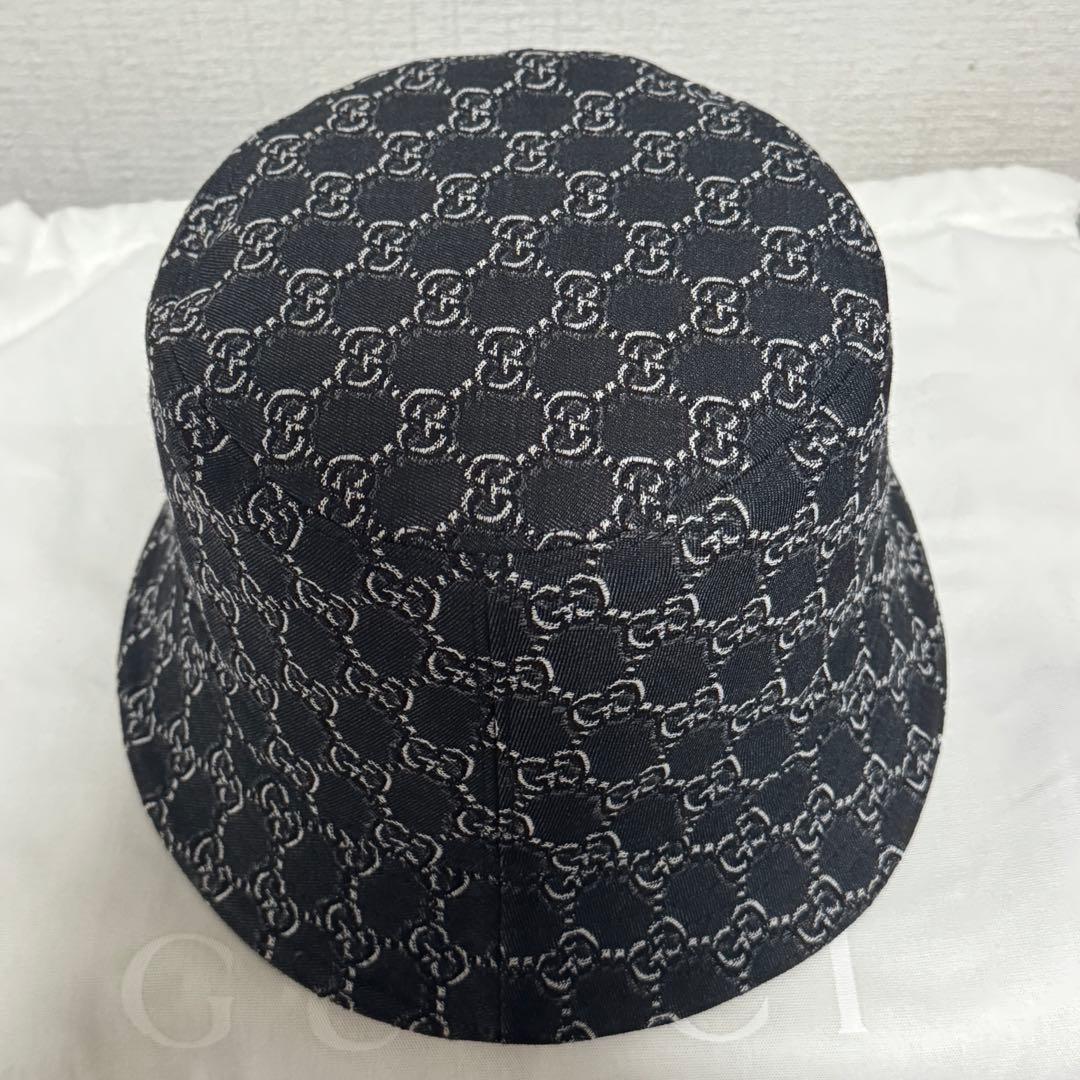 【美品】GUCCI GGシャドウ バケットハット
