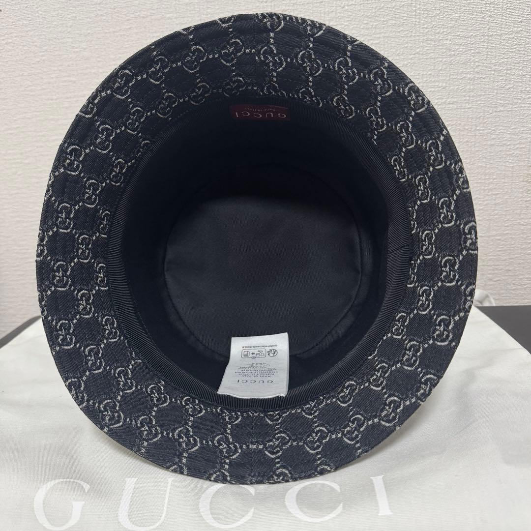 【美品】GUCCI GGシャドウ バケットハット