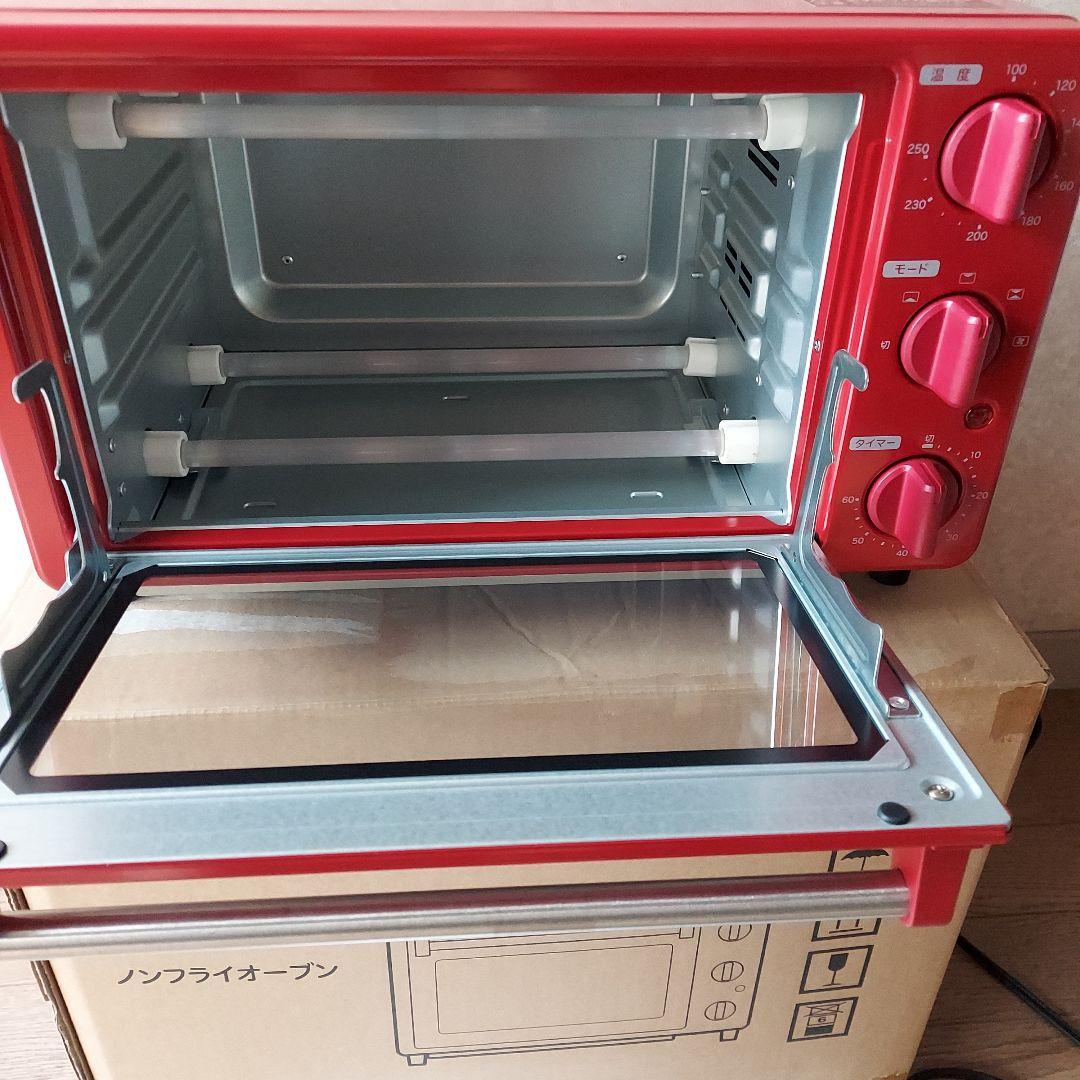 シロカsirocaノンフライオーブン ST-4N231 レッド　新品未使用