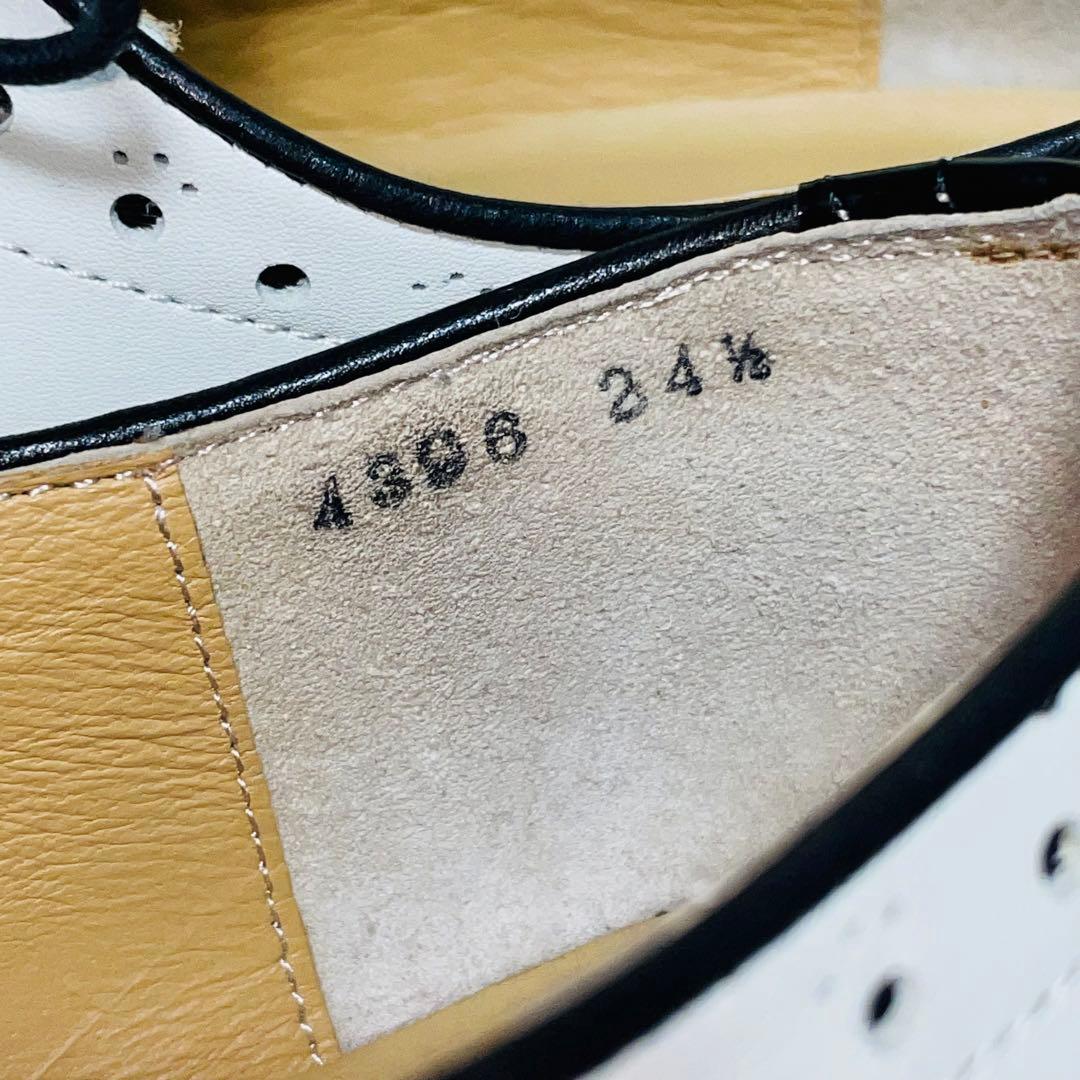 【tsumori chisato】美品ツモリチサト ウィングチップ コンビレザー