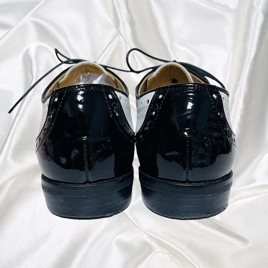 【tsumori chisato】美品ツモリチサト ウィングチップ コンビレザー