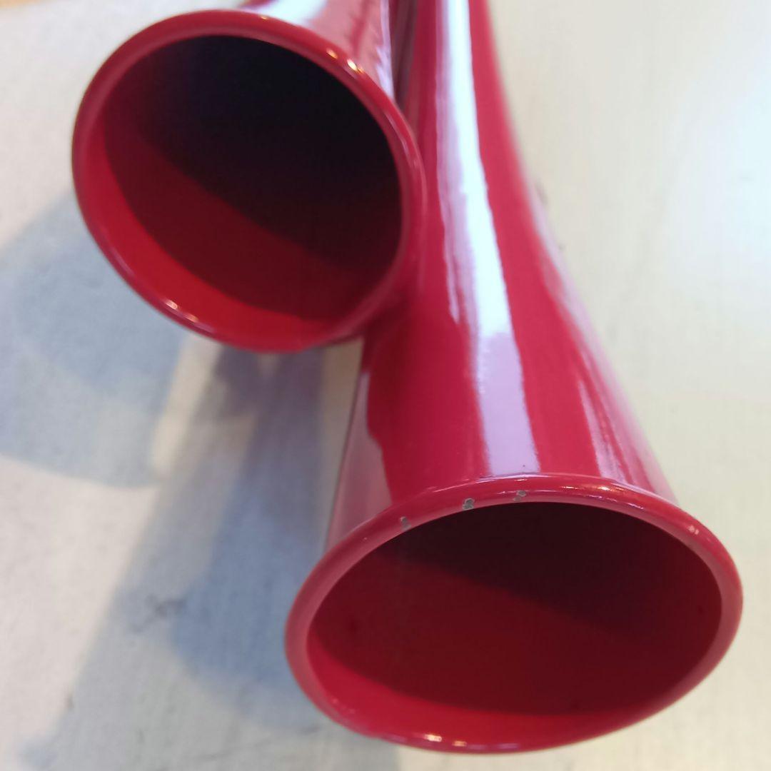 鹿島アントラーズ 金属製4連チアホーン ケース付 1セット　（その1）