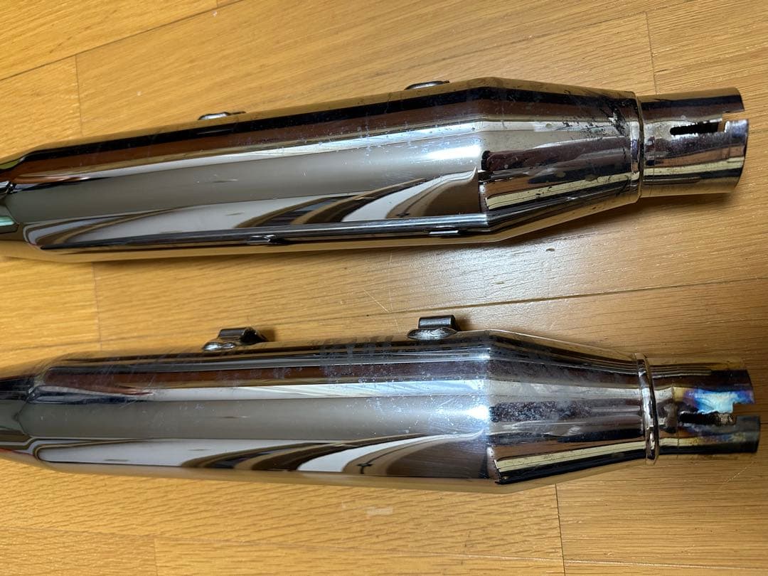 ハーレー　XL1200X フォーティーエイト　北米マフラー　21ミリパンチアウト