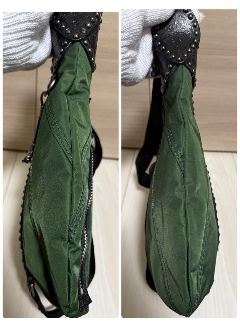 【美品】DIESEL ディーゼル ショルダーバッグ スタッズ アーカイブ Y2K