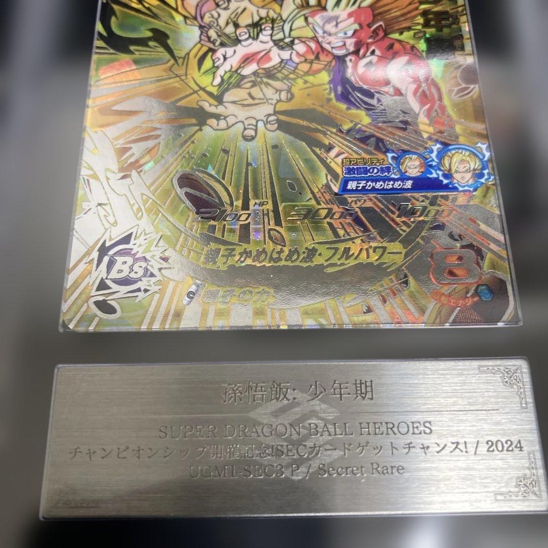 希少 ARS10+ UGM1-SEC3 P 孫悟飯 少年期 鑑定書有り